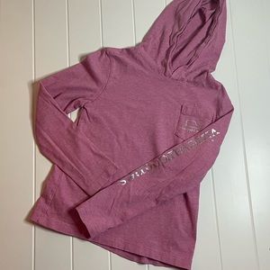 Pink Vineyard Vines hoodie shirt